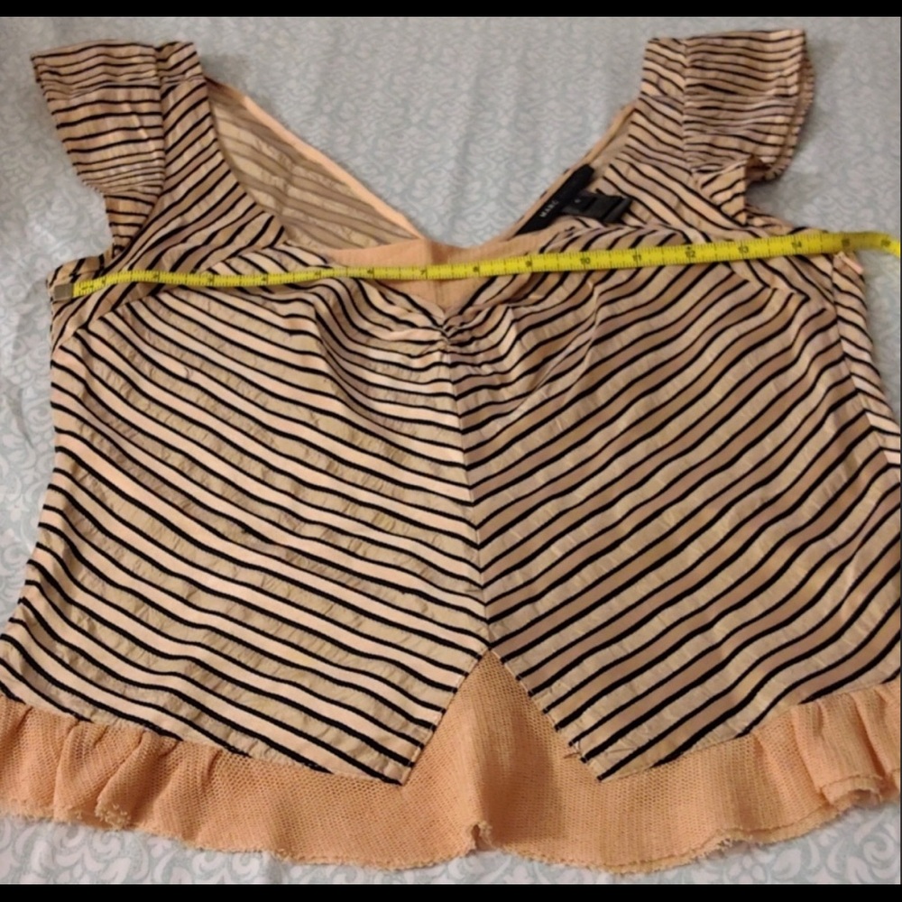 Marc Jacobs Silk Striped Top - Size 4